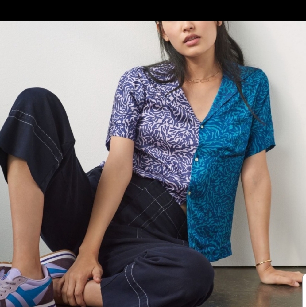 Anthropologie TINY Postcard Buttondown - Picture 2 of 2